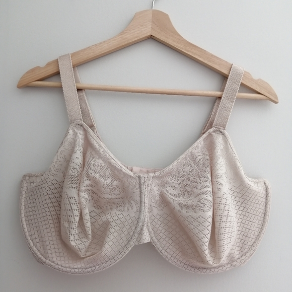 Wacoal Visual Effects Minimizer Lace Bra Plus Size 40H - Picture 2 of 16